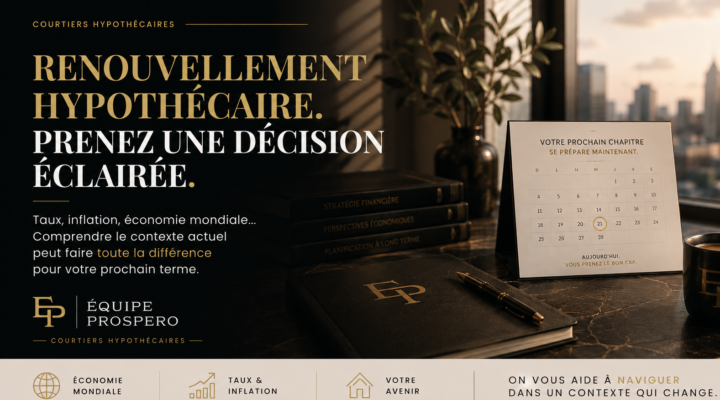 Renouvellement hypothécaire en 2026 au Québec : taux d’intérêt, inflation et contexte économique